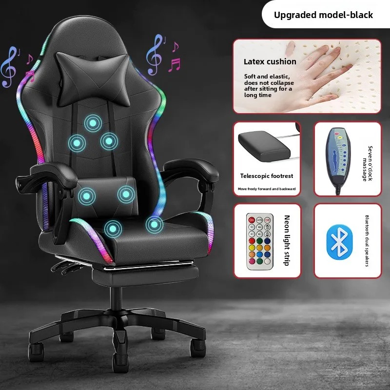 Chairs - Lights Bluetooth Speaker LED Display Gaming