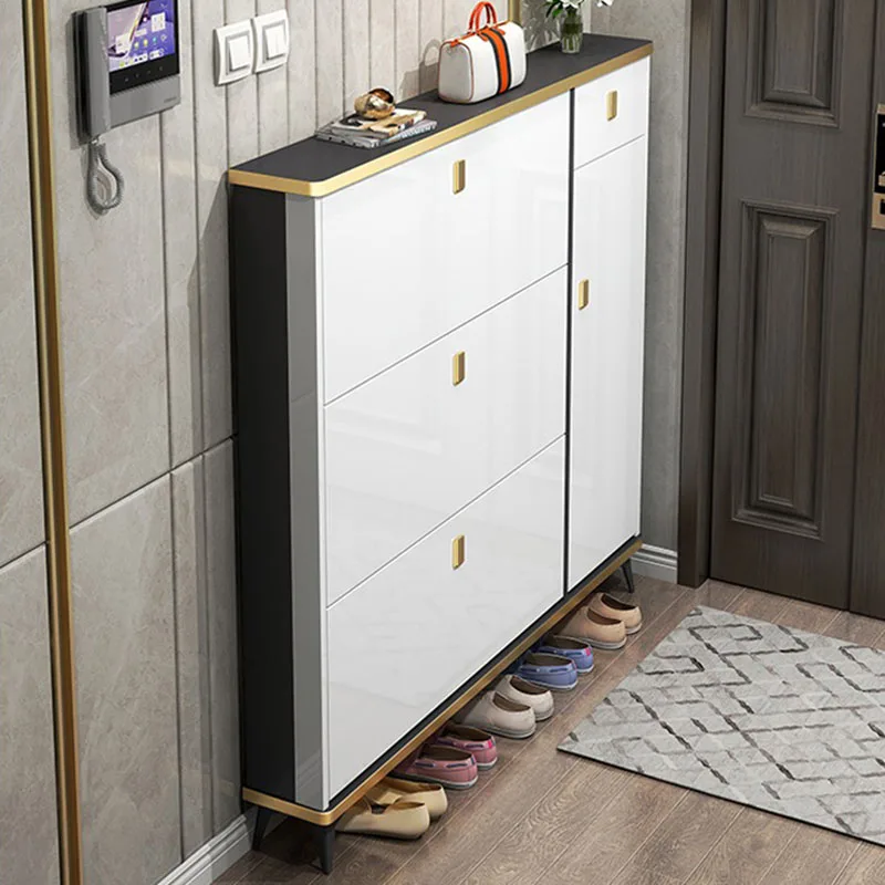 Ultra Thin Narrow Shoe Cabinet - đánh giá và giá Shoe Rack Cabinet Narrow Entryway