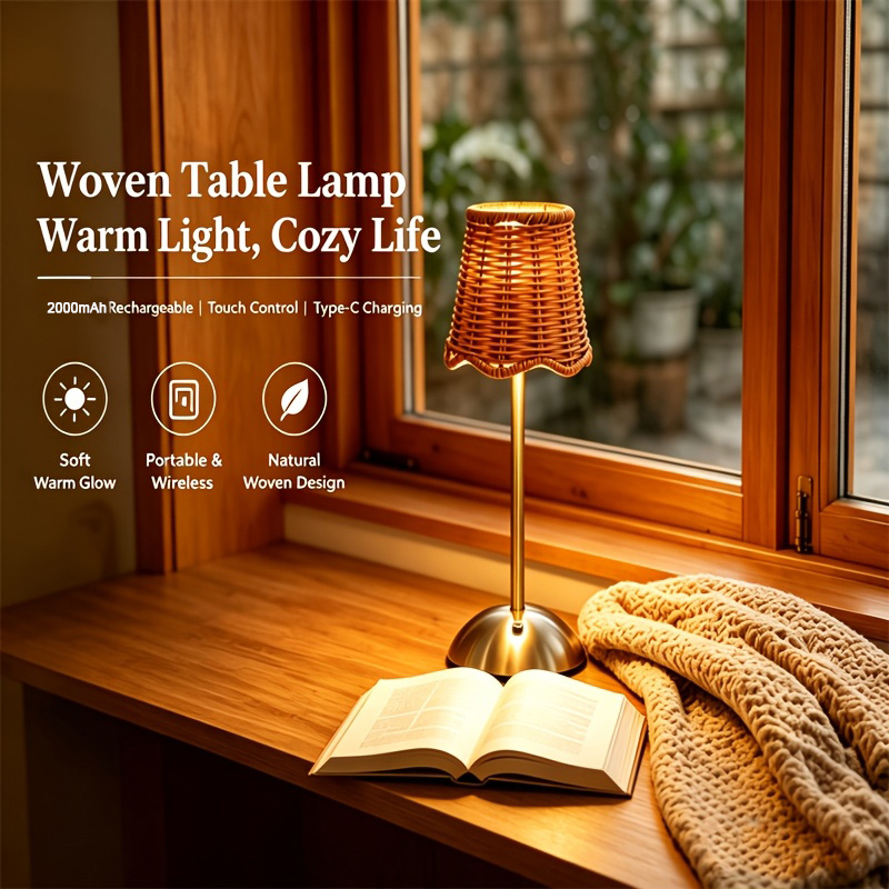 Bohemian Woven Rattan Art Tabl - đánh giá và giá Bedroom Furniture