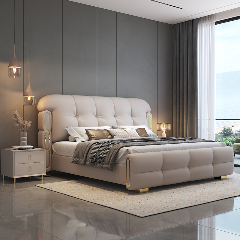 Modern Luxury Wooden Bedroom F - đánh giá và giá King Size Bed Frame With Storage Drawers