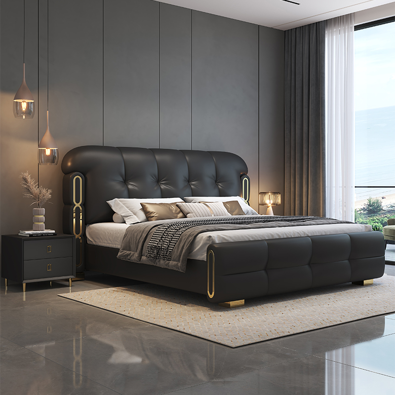 Modern Luxury Wooden Bedroom F - đánh giá và giá King Size Bed Frame With Storage Drawers