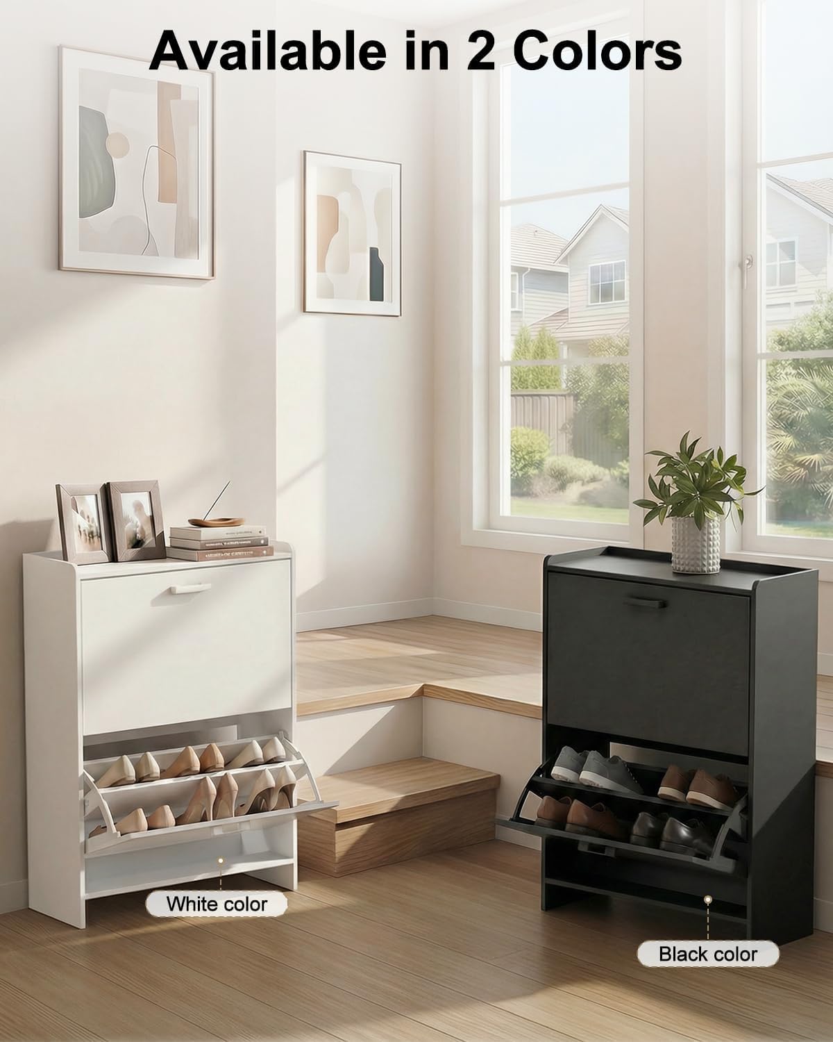 #Narrow Shoe Cabinet with 2 Fl - đánh giá và giá Shoe Rack Cabinet Narrow Entryway