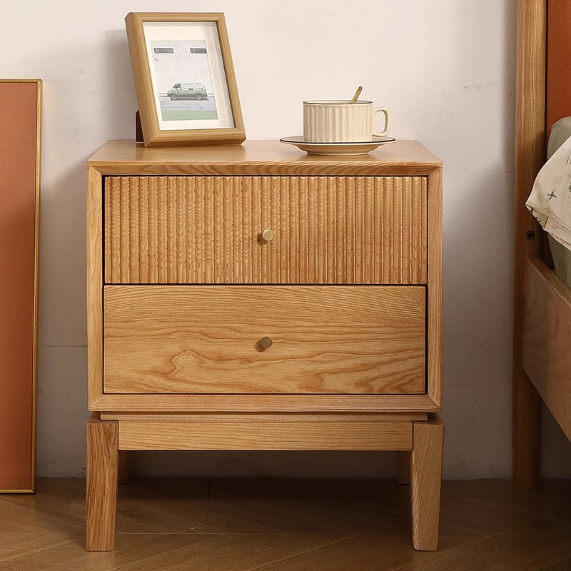 Retro Solid Wood Nightstands,F - đánh giá và giá Solid Wood Nightstand 2 Drawers