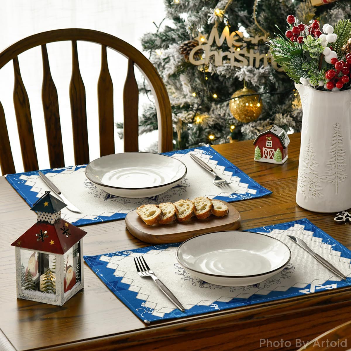 8Pcs Jewish Holiday Placemat S - đánh giá và giá Tables