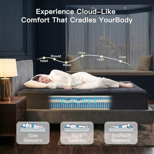 12 Inch Queen Mattress, Memory - đánh giá và giá Memory Foam Mattress In A Box Queen