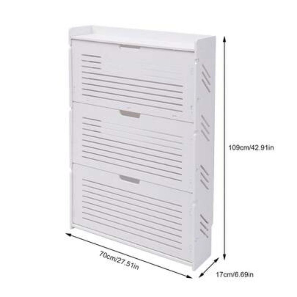 Modern Shoe Storage Cabinet 3  - đánh giá và giá Shoe Rack Cabinet Narrow Entryway
