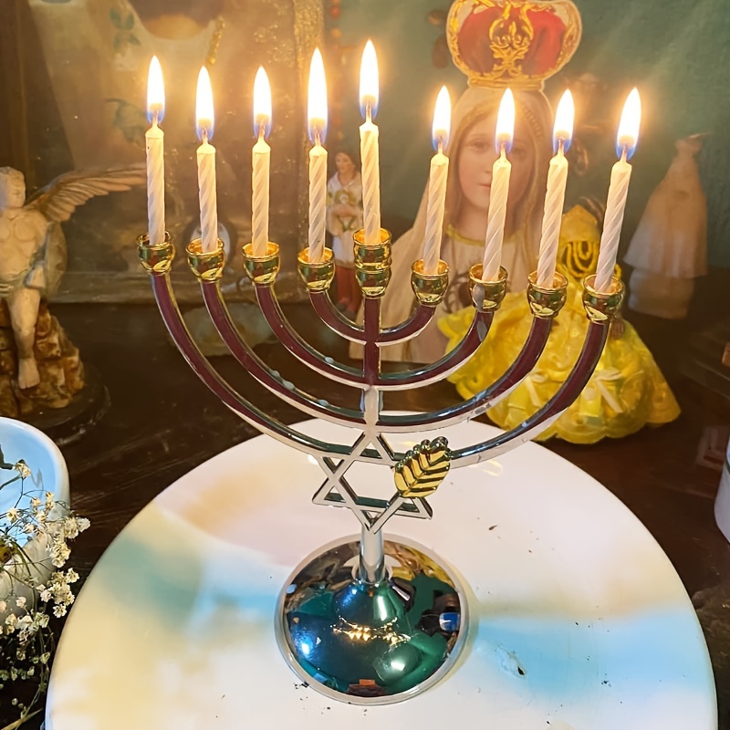 9 Branch Hanukkah Menorah Meta - đánh giá và giá Tables