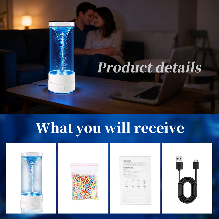 Creative LED Tornado Night Lig - đánh giá và giá Floating Nightstand With Led Light