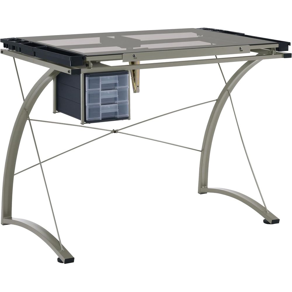 41-Inch Metal and Glass Drafti - đánh giá và giá Tables