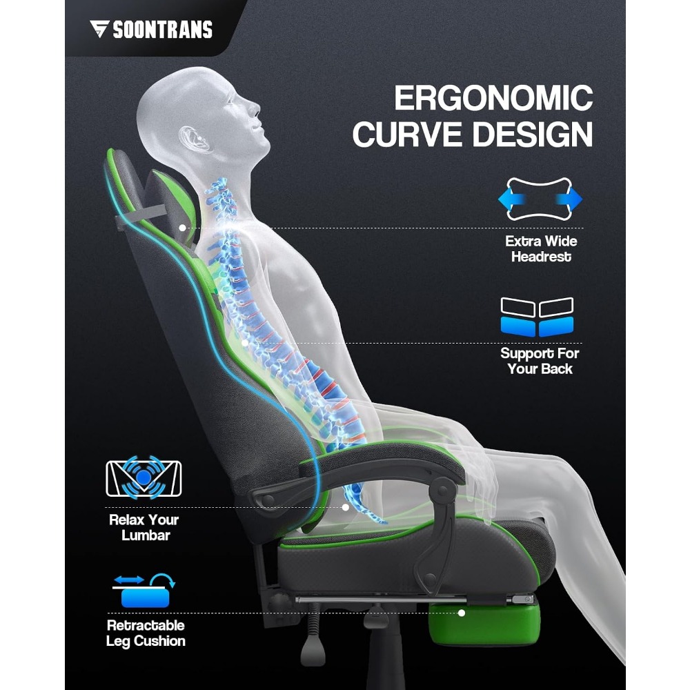 Ergonomic Gaming Chair with Fo - đánh giá và giá Sofas