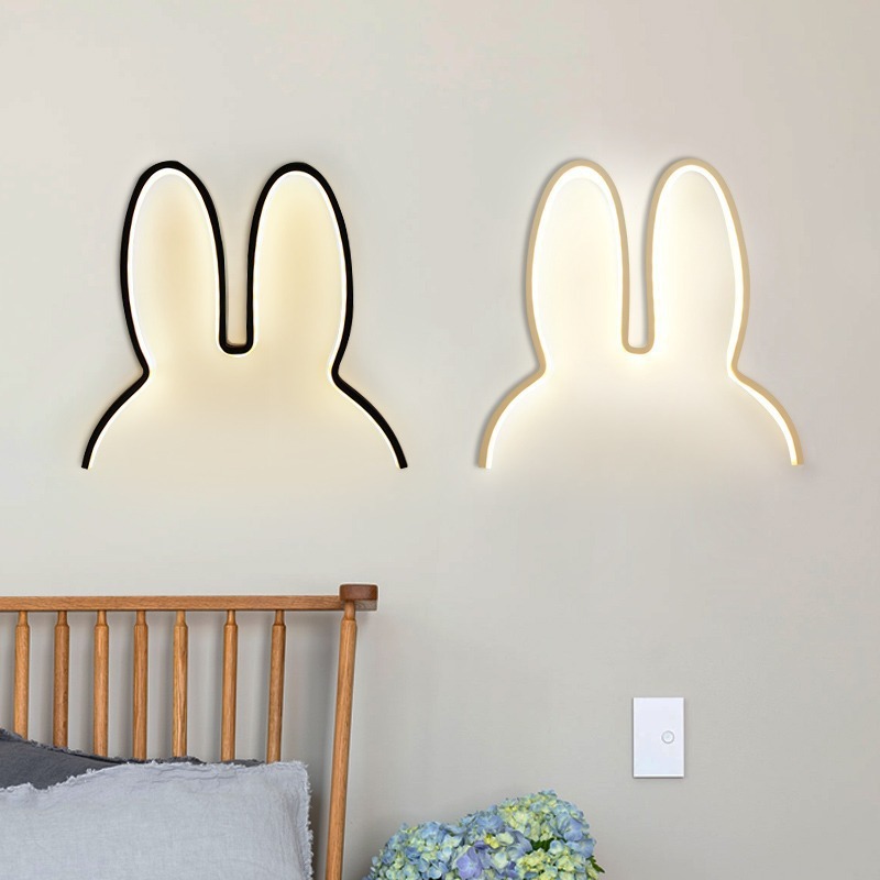 Cute Led Rabbit Wall Lights US - đánh giá và giá Floating Nightstand With Led Light